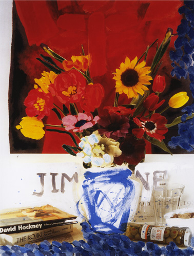 Dine’s Red & Flowers#1